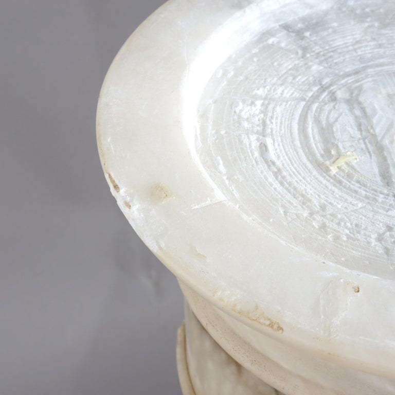 Antique Classical Marble Sculpture Display Pedestal C1900