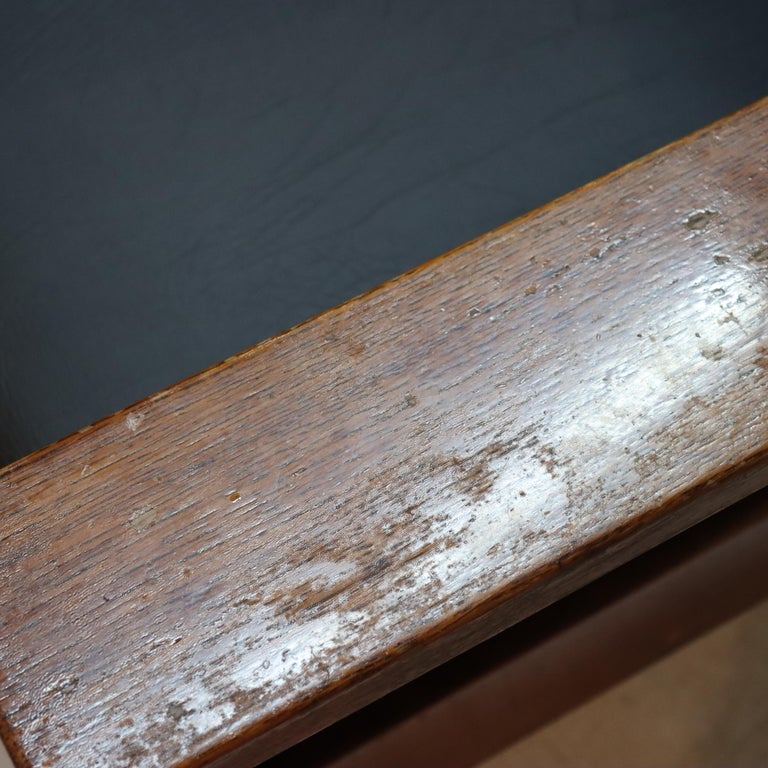 Pair Antique Gustav Stickley Arts & Crafts Mission Oak Morris Chair Signed c1910