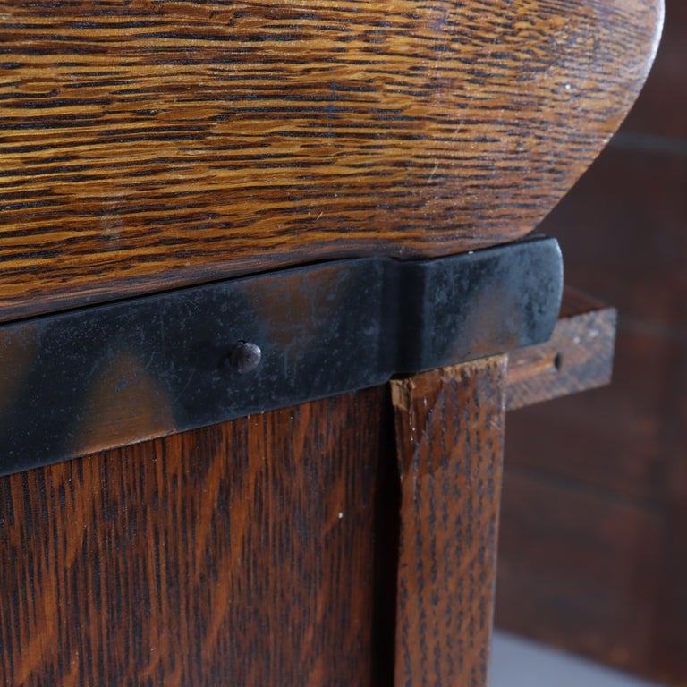 Arts & Crafts Macey Oak Barrister Bookcase C1920
