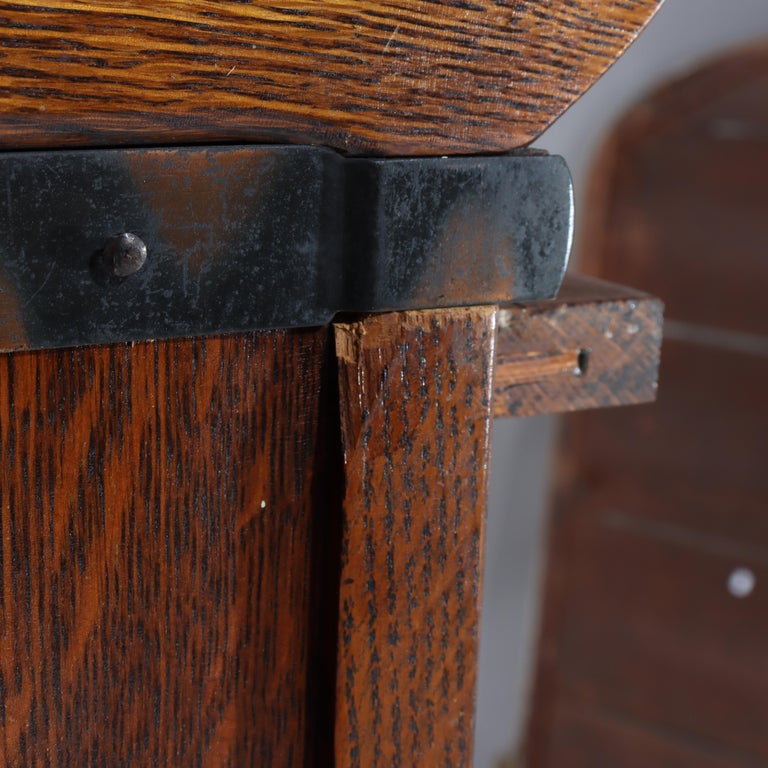 Arts & Crafts Macey Oak Barrister Bookcase C1920