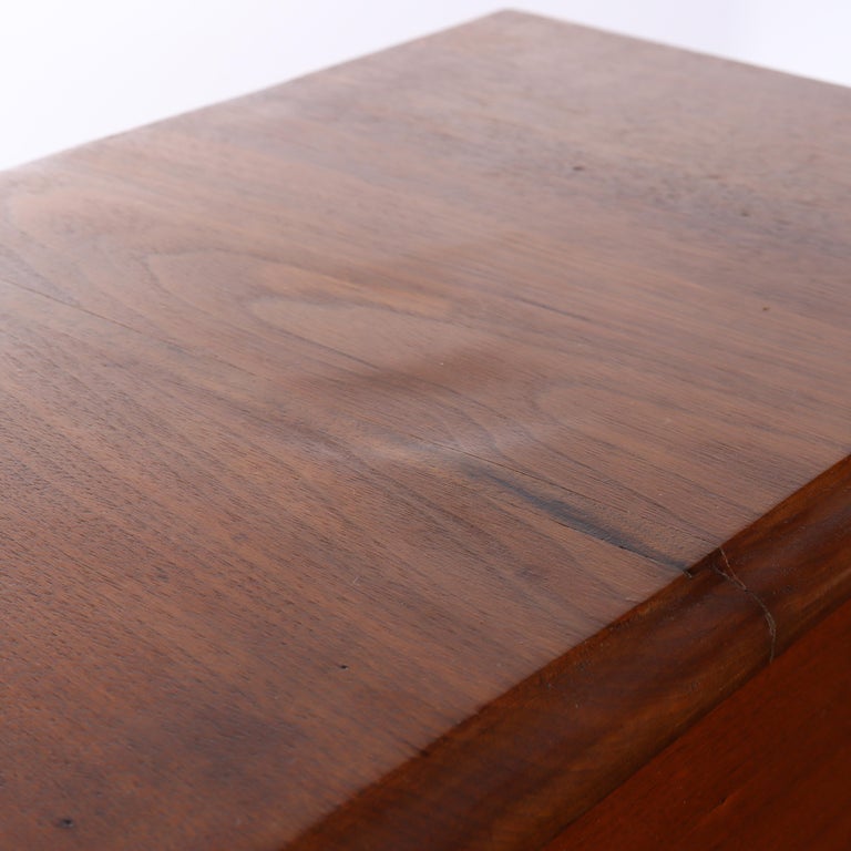 Renaissance Revival Mirrored Drop Center Walnut & Marble Dresser C1890