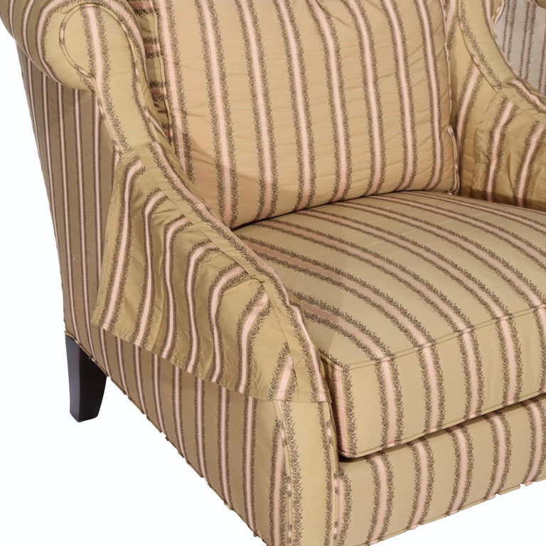 Pair of Vintage Drexel Heritage Oversized Fireside Lounge Chairs 20thC