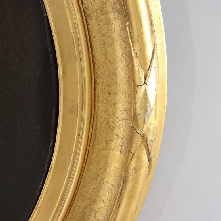 Oversized Oil On Canvas Portrait Of A Spanish Woman, 1st Finish Giltwood, c1880