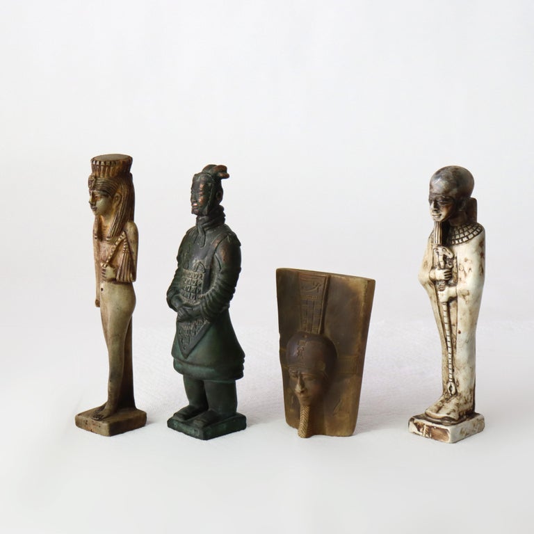 Four Egyptian Revival Grand Tour Figures 20thC