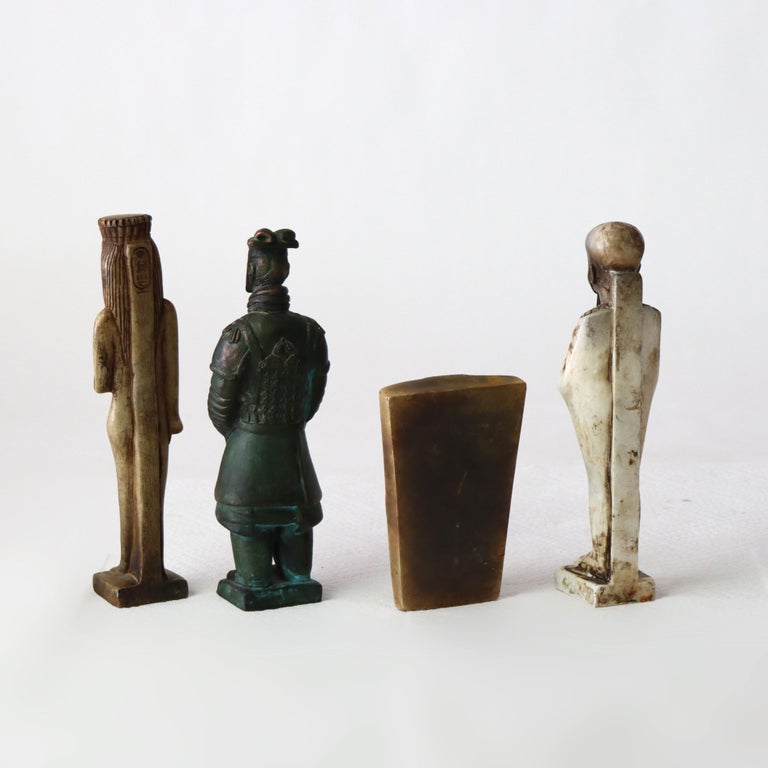 Four Egyptian Revival Grand Tour Figures 20thC