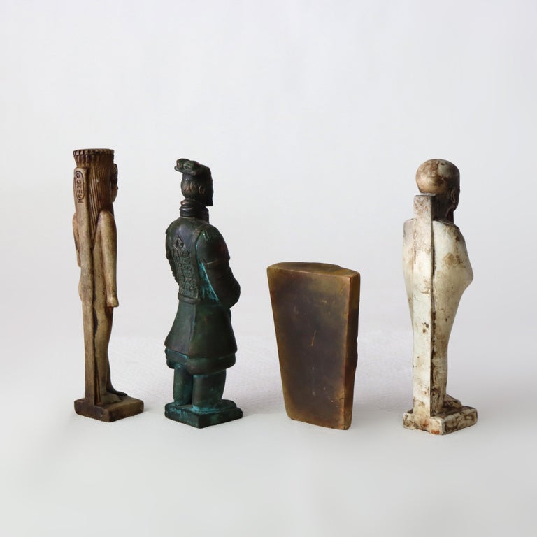 Four Egyptian Revival Grand Tour Figures 20thC