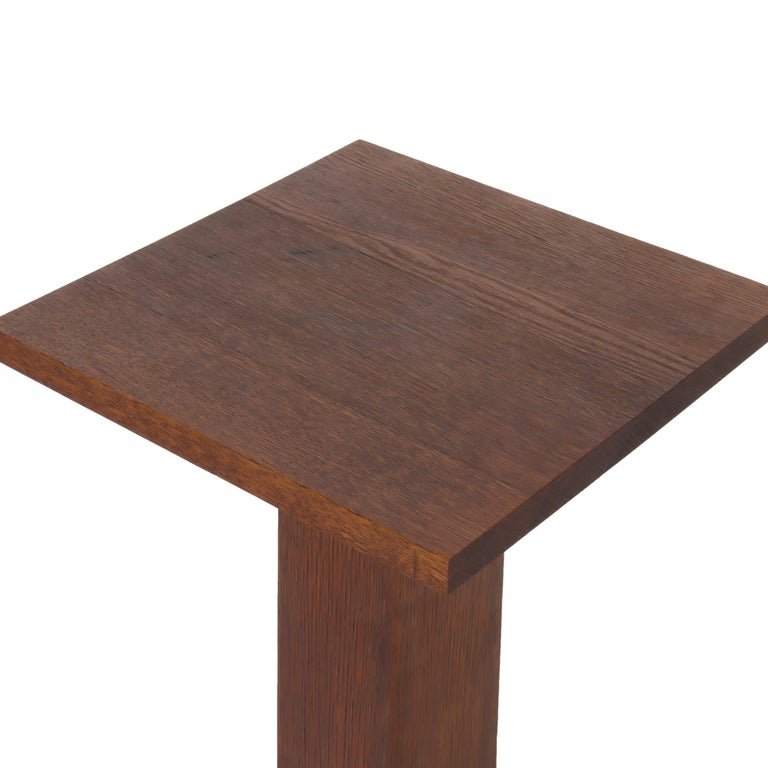 Antique Stickley School Arts & Crafts Mission Oak Plant Stand c1920