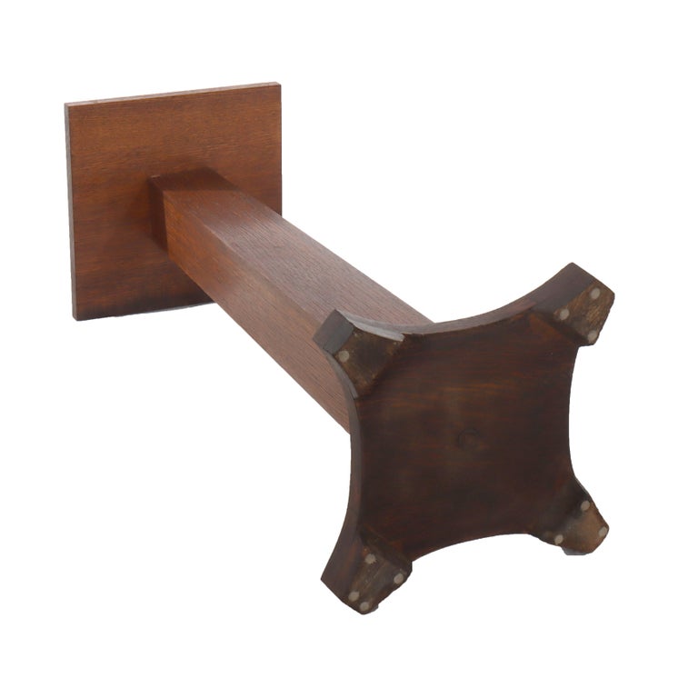 Antique Stickley School Arts & Crafts Mission Oak Plant Stand c1920
