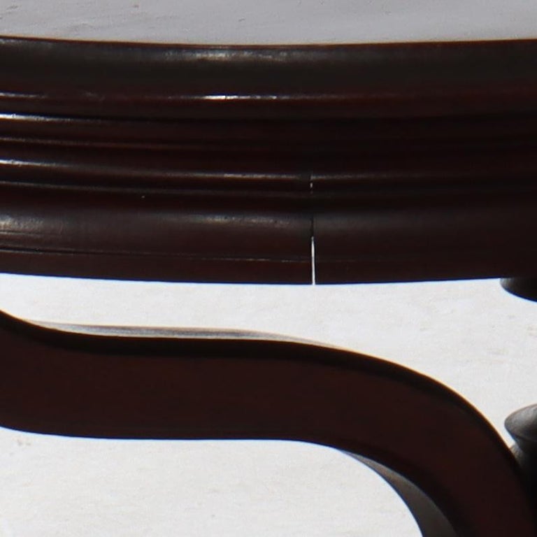 Antique Brookes Renaissance Revival Walnut Umbrella Table c1890
