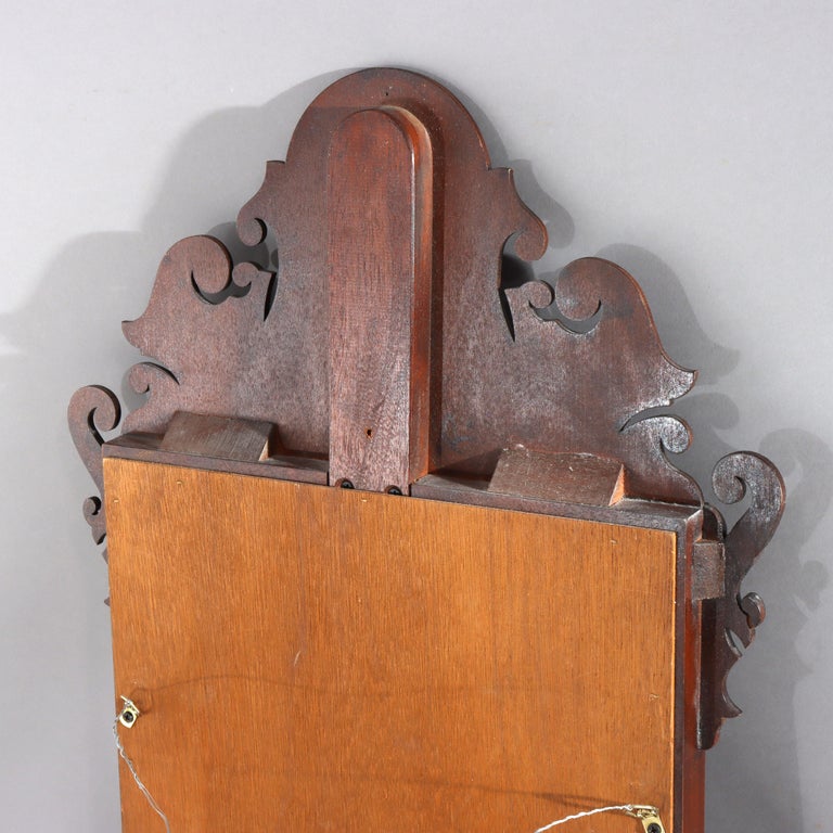 Kittinger School Federal Style Parcel Gilt Mahogany Wall Mirror 20thC