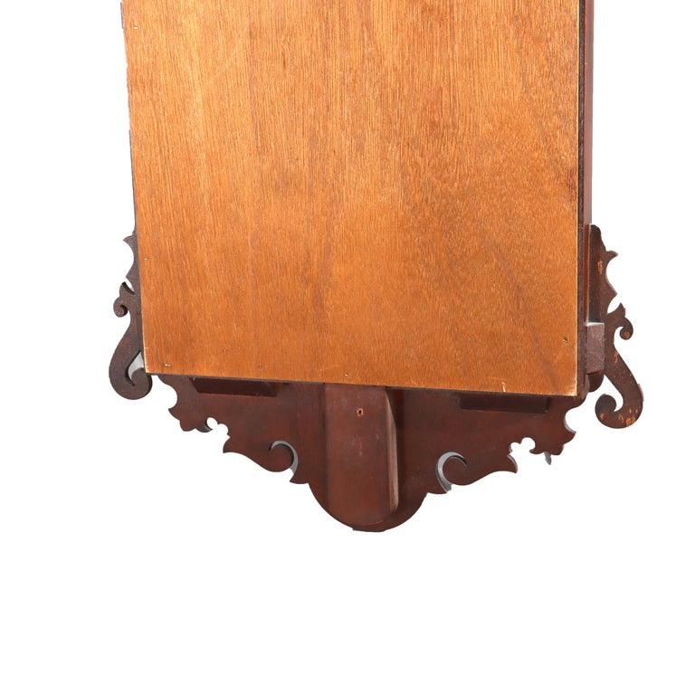 Kittinger School Federal Style Parcel Gilt Mahogany Wall Mirror 20thC