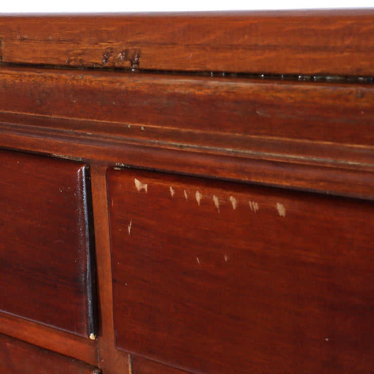 Antique Cherry 18-Drawer Apothecary Cabinet C1850