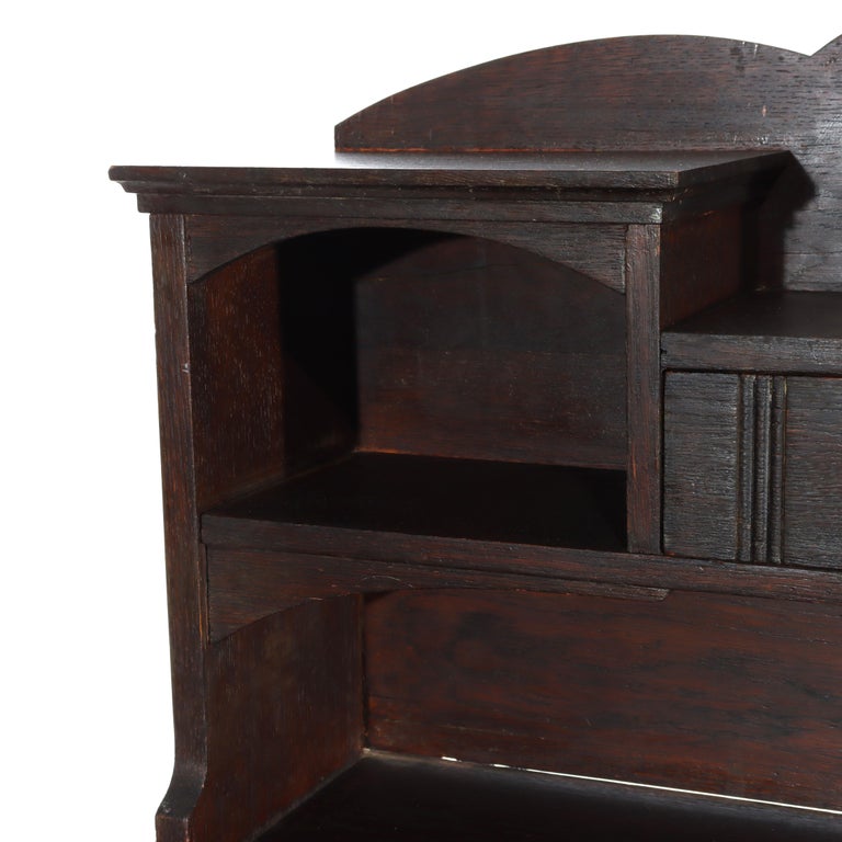Antique Stickley School Arts & Crafts Mission Oak Lady’s Desk c1920