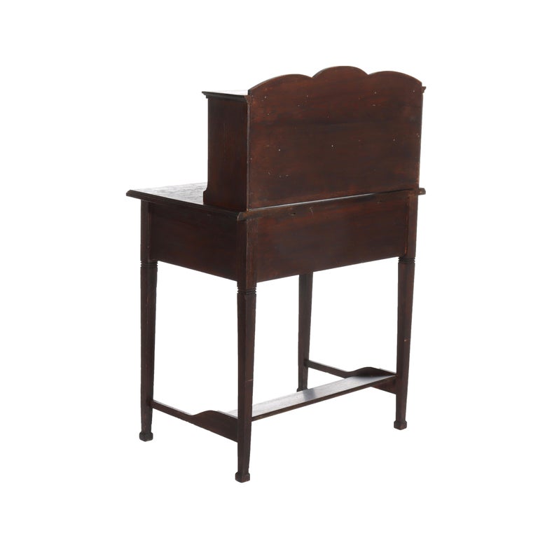Antique Stickley School Arts & Crafts Mission Oak Lady’s Desk c1920