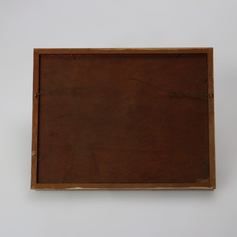 Antique Oil On Board Seascape Unsigned C1930