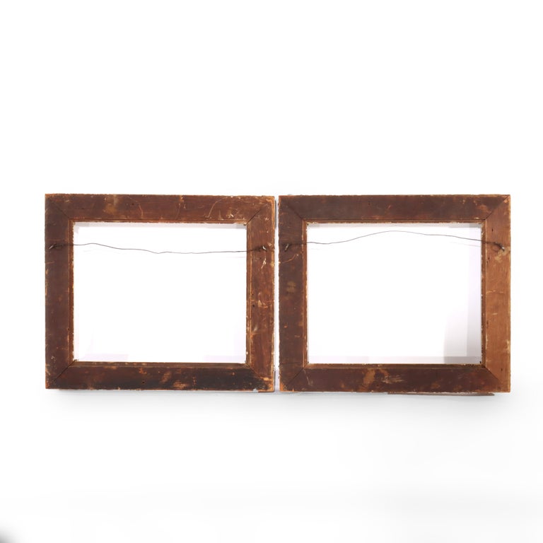 Four Antique Victorian Gilt Wood Frames C1890