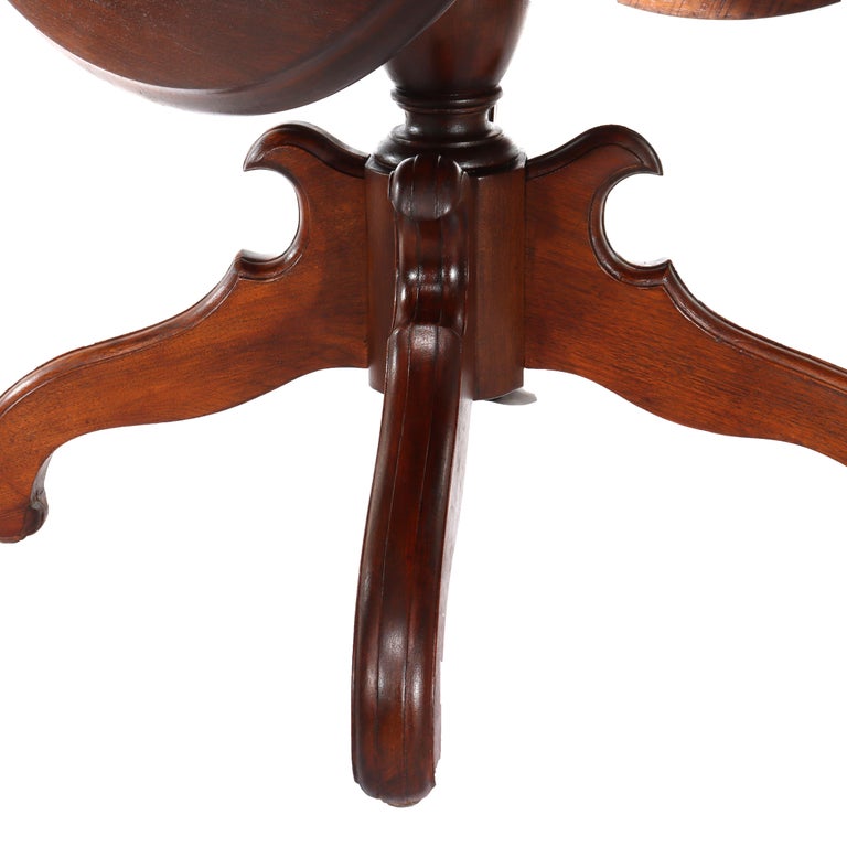 Antique Victorian Walnut Drop Leaf Table C1890