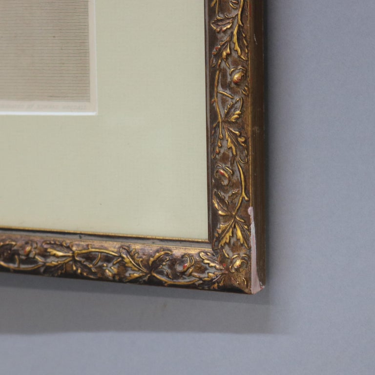 Antique English Print of “Angel’s Whisper” by Frederick Goodall, Framed, 19thC