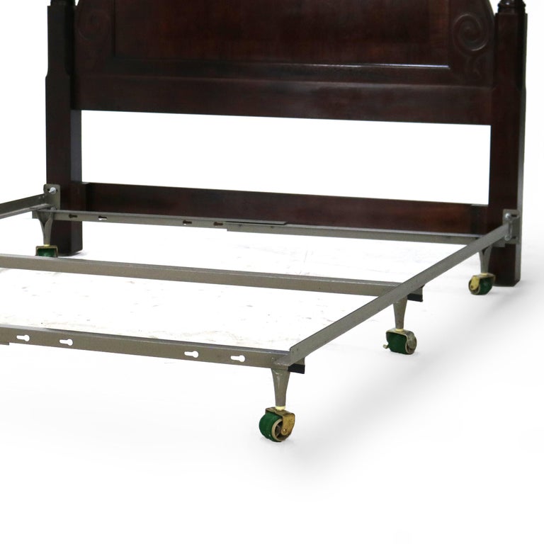 Century Chippendale Style Mahogany Queen Sized Bed Headboard 20thC