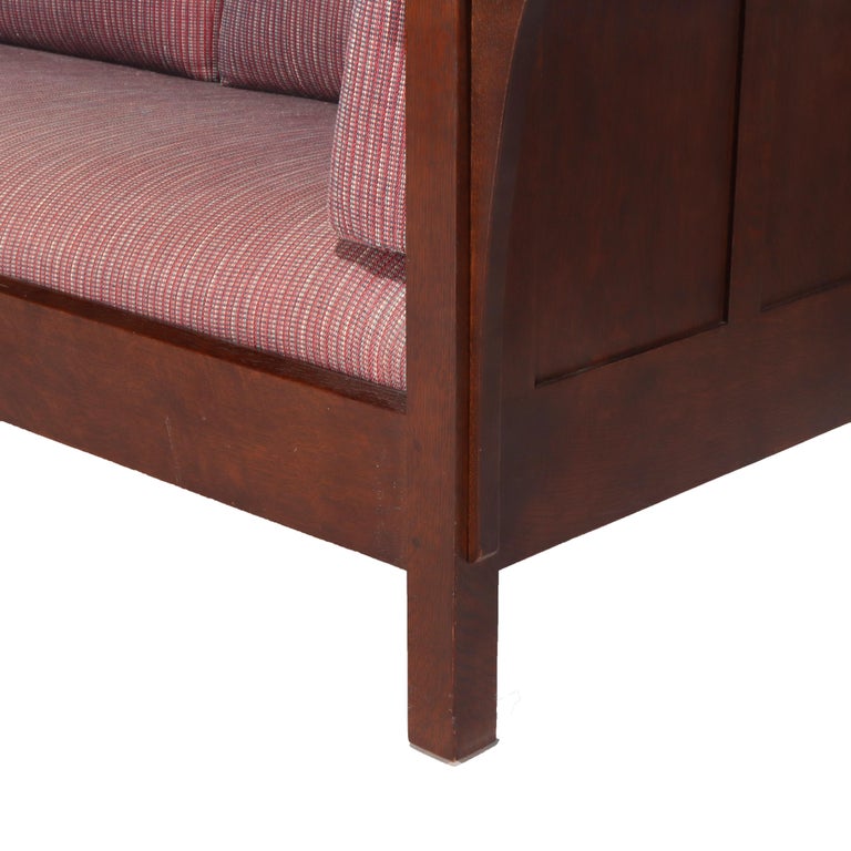 Stickley Arts & Crafts Mission Oak Sofa 20thC