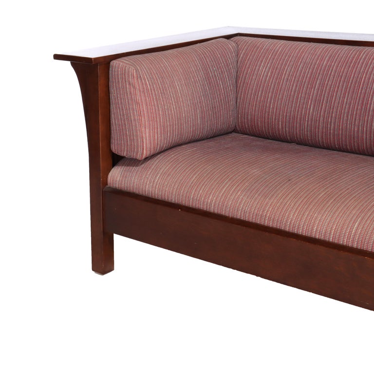 Stickley Arts & Crafts Mission Oak Sofa 20thC
