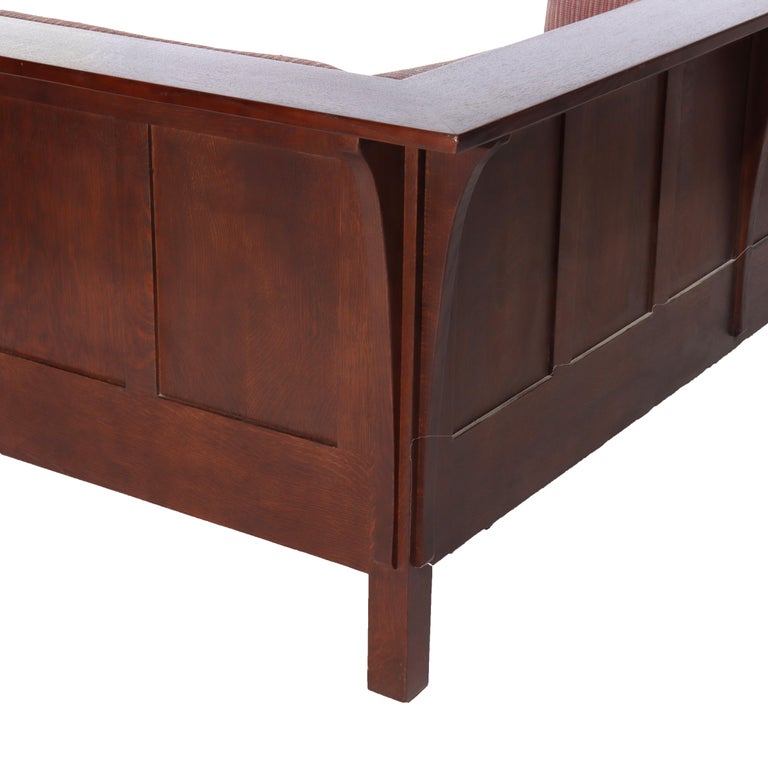 Stickley Arts & Crafts Mission Oak Sofa 20thC