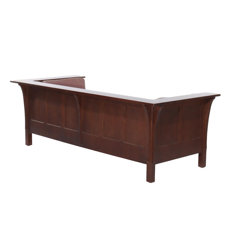 Stickley Arts & Crafts Mission Oak Sofa 20thC