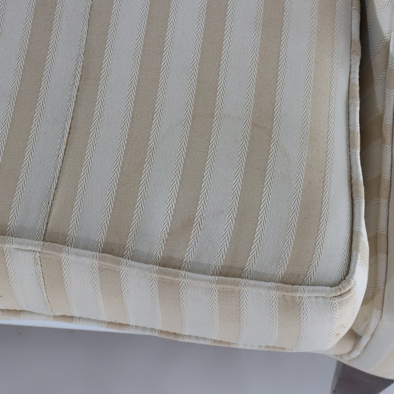 Vintage English Georgian Style Camel Back Sofa 20thC