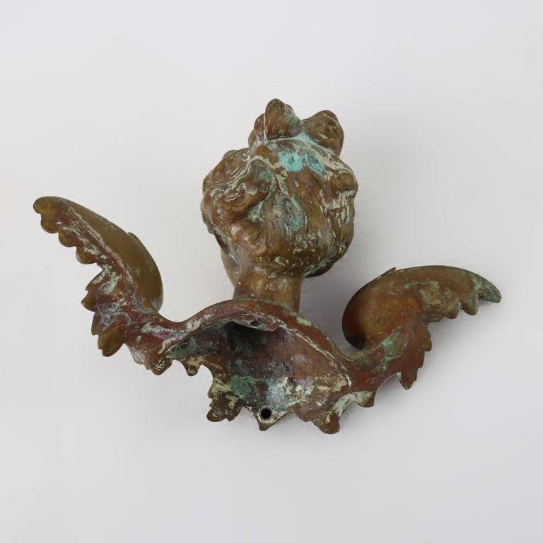 Pair Of Antique French Neoclassical Bronze Accoutrements c1890