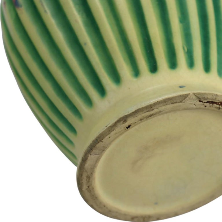 Pair Roseville Corinthian Pottery Vases C1930