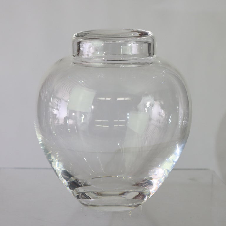 Antique Steuben MCM Art Glass Lidded Vessel Signed C1930