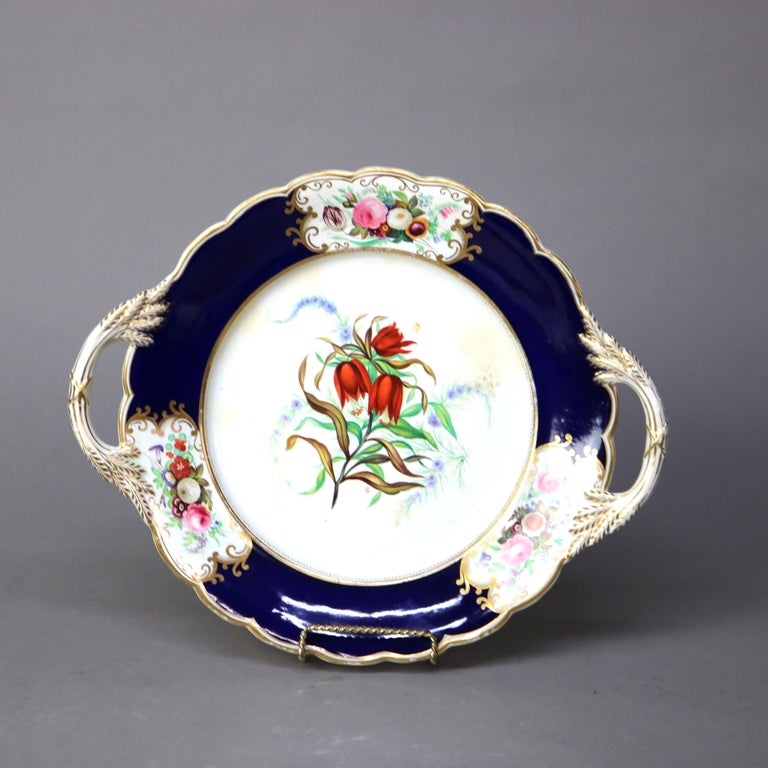 Four Antique Porcelain Serving Platters C1900