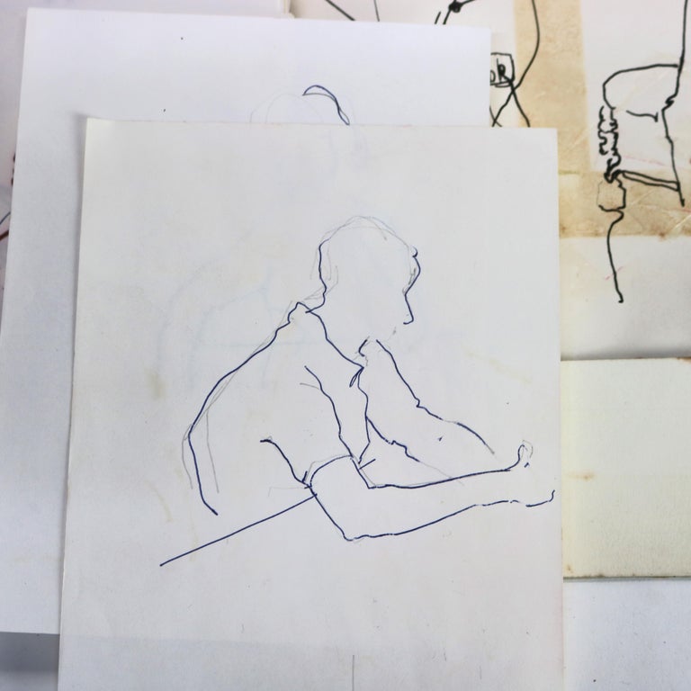 Sharie Jones Portfolio of Sketches and Paintings C1968