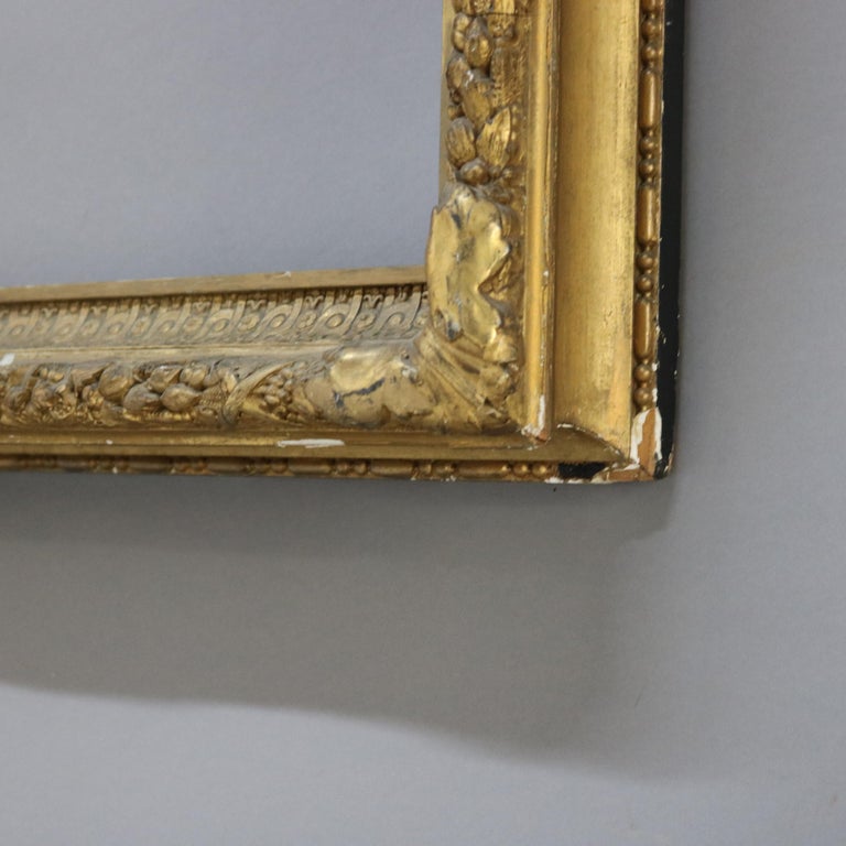 Large Antique Carved Gilt Wood Frame C1900