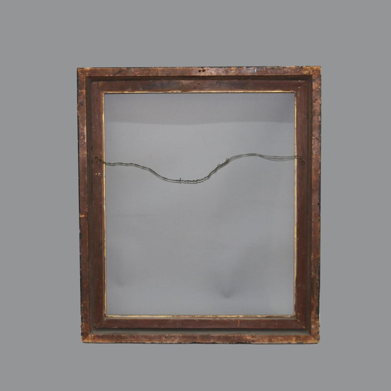 Large Antique Carved Gilt Wood Frame C1900
