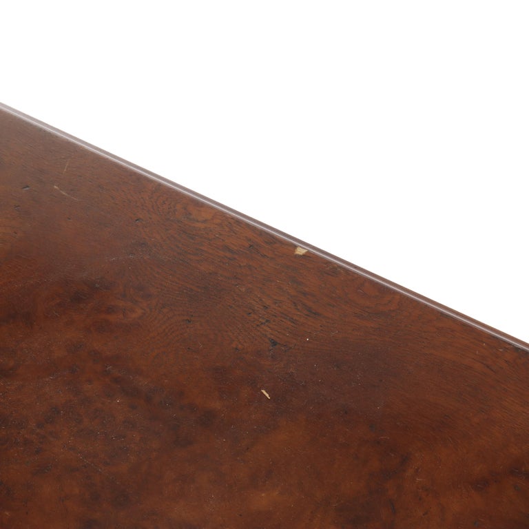 Yorkshire High Point Elizabethan Burl Hall Table 20th C