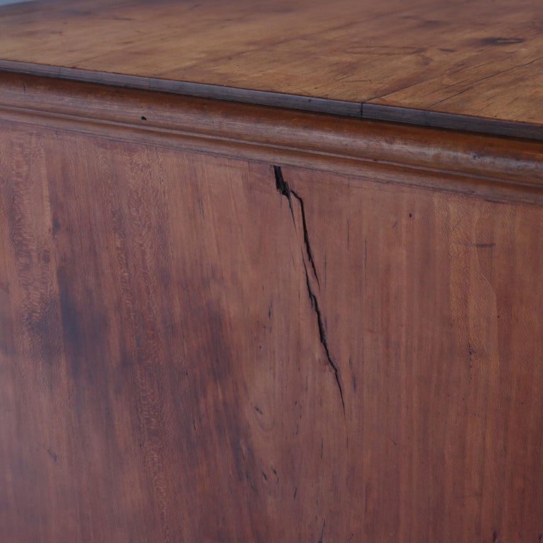 Antique Chippendale Cherry Graduated 4-Drawer Chest C1800