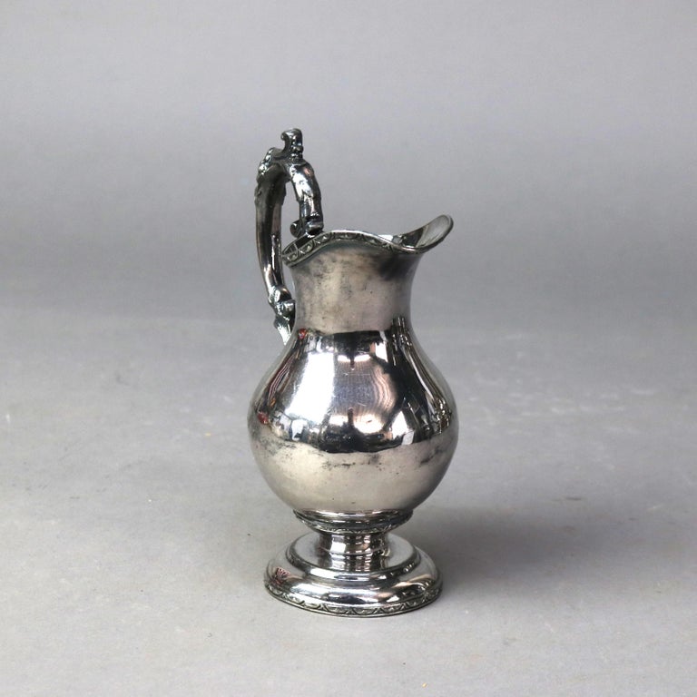 Six Piece Antique Victorian Silver Plate Tea Set C1890