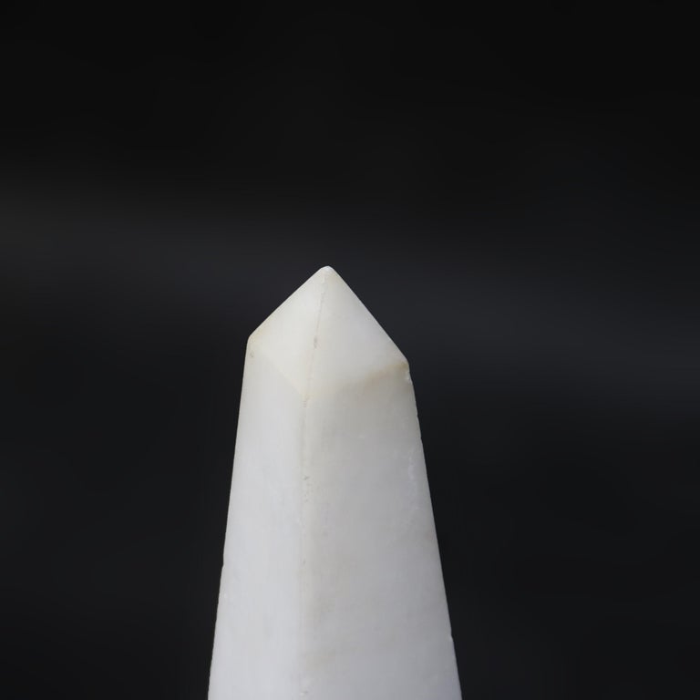 Pair of Antique French Marble Obelisks with Ormolu Mounts C1890