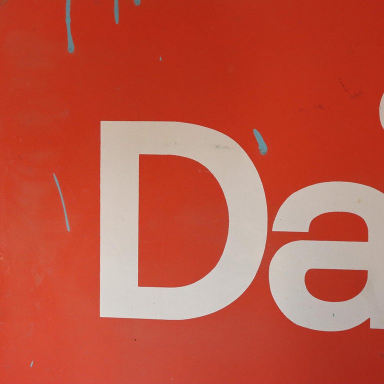 Vintage Tin Dairylea Ice Cream Dairy Advertising Sign C1960