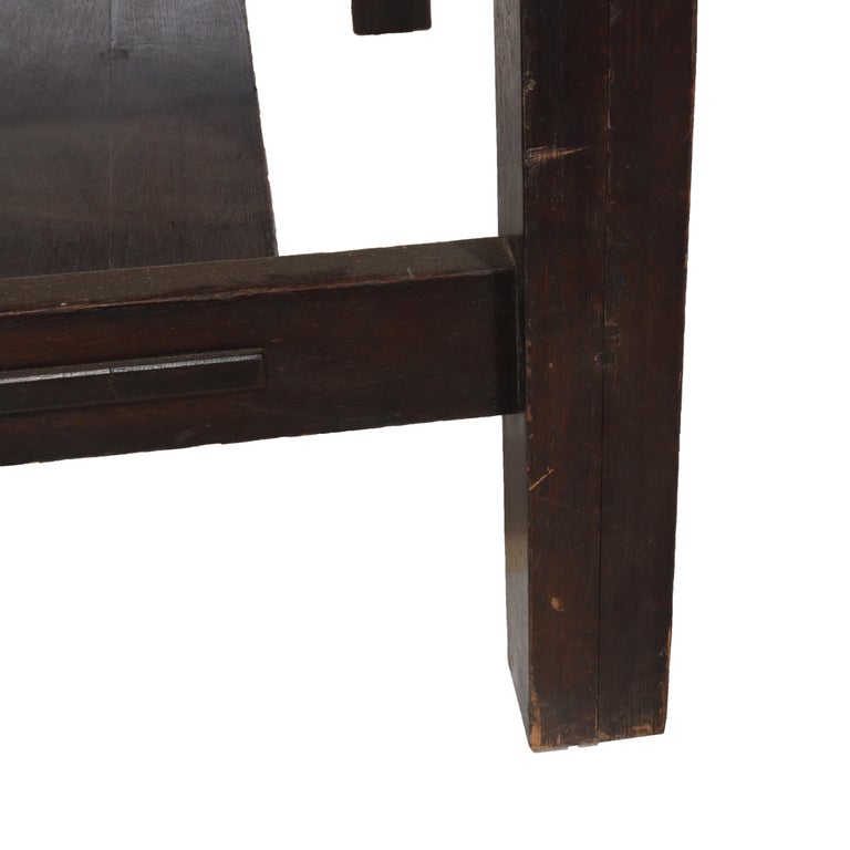 Antique Grand Rapids Chair Co. Arts & Crafts Mission Oak Library Table C1920