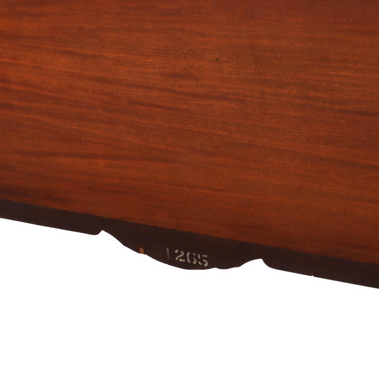 Antique Neoclassical Satinwood Double Bed With Hand Painted Swags c1930