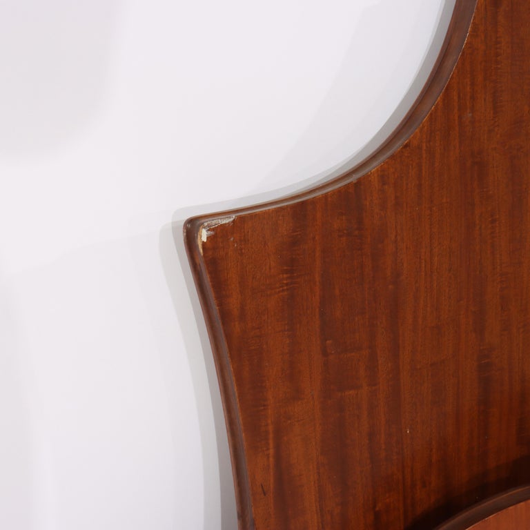 Antique Satinwood Adams Style Head & Foot Boards c1930