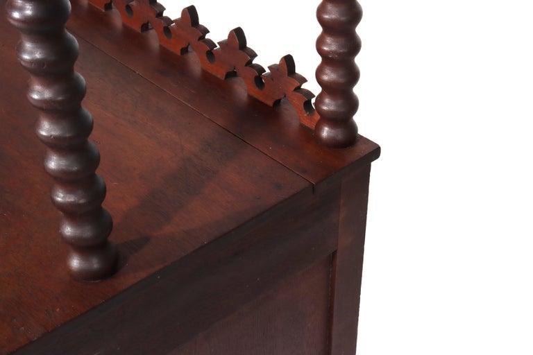 Antique Victorian Walnut 2-Shelf Server Etagere C1880