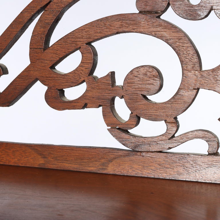 Antique Victorian Rococo Walnut Drop Front Lady’s Desk C1880