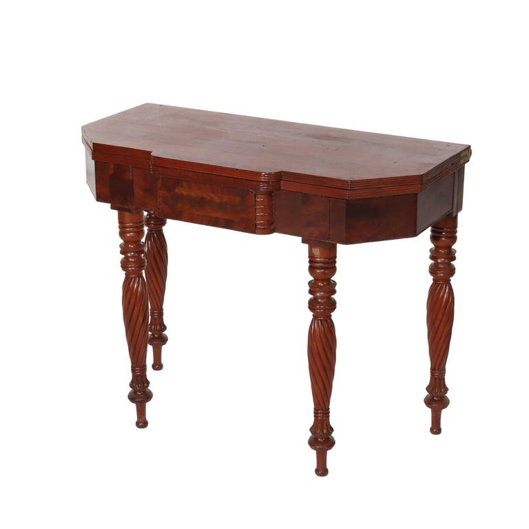 Antique Sheraton Mahogany Card Table C1830