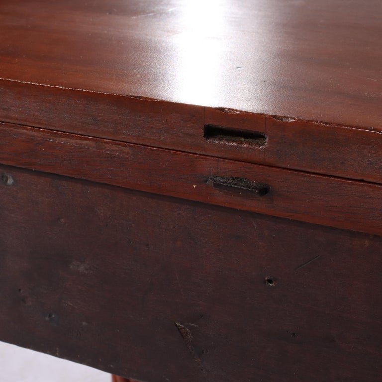 Antique Sheraton Mahogany Card Table C1830
