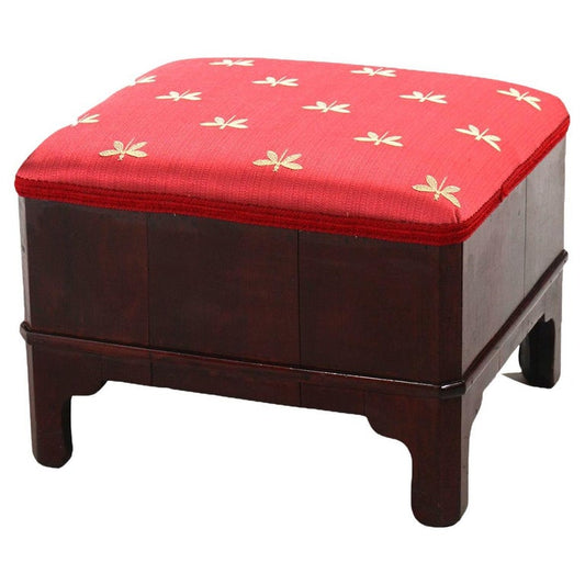 Antique Classical American Empire Mahogany Stool C1840’s