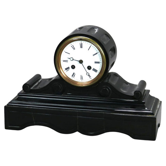 Antique Classically Designed Slate Mantle Clock, c1890