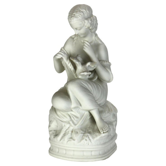 Antique Parian Ware Classical Bisque Porcelain Figure C1880